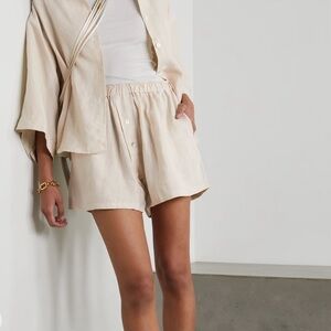 Deiji Studios The 03 Washed-linen Shorts